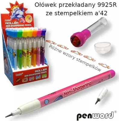 Produktbild von Ołówek przekładany ze stempelkiem (42szt)