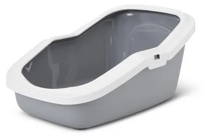 Produktbild von Savic Aseo, Katze, Offene Katzentoilette, Grau, Weiß, 560 mm, 390 mm, 275 mm