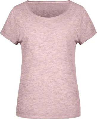 Produktbild von Ladies' Slub-T Damen T-Shirt im Vintage-Look soft-pink, Gr. XS