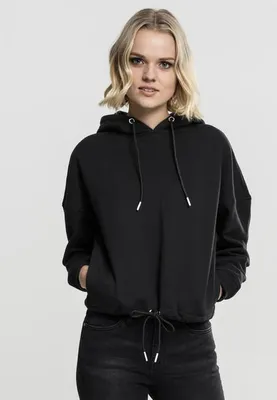 Image de Urban Classics Ladies Kimono Hoody noir - XS