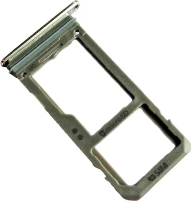 Produktbild von Samsung Galaxy S8 (SM-G950F) Original Ersatz Simkartenhalter und SD Card Tray, Silberfarben