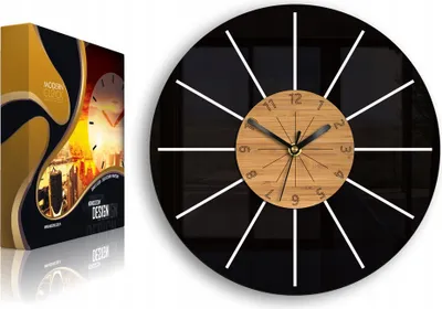 Image de ModernClock Horloge Murale LEON Ultra Silencieux Design