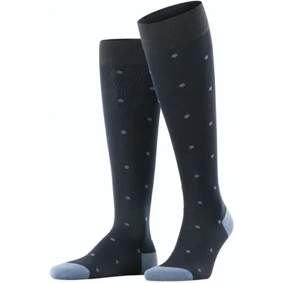Produktbild von FALKE Dot heren kniekousen, blauw (dark navy)