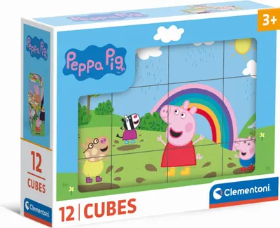 Immagine prodotto di Clementoni Cubi blocchi 12 elementi Peppa Pig 41195