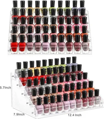 Produktbild von Kleiner Nagellack Aufbewahrungsbehälter 50 Flaschen Acryl Regal