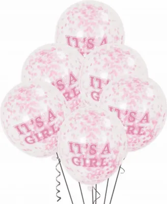 Produktbild von Konfetti-Ballon-Mädchen, 6 Stk.