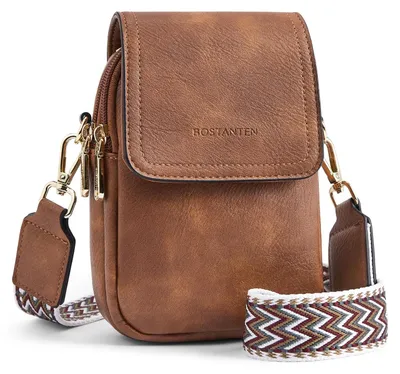 Immagine prodotto di Borsa a tracolla da donna in pelle con tracolla regolabile