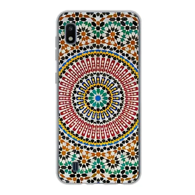 Produktbild von MuchoWow® Handyhülle Schutzhülle Hülle für Samsung Galaxy A10 Ansicht eines marokkanischen Mosaiks von oben Silikon Softcase Handy Hülle - Schutzhülle