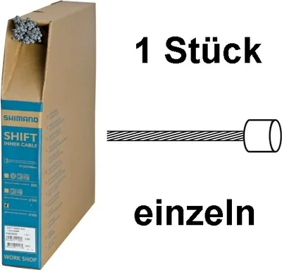 Produktbild von Shimano Schaltzug 1,2x2100 Niro Edelstahl - OEM Werkstattversion (lose) - 1 Stück