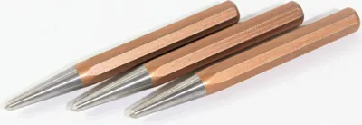Produktbild von 3x RENNSTEIG Körner 120 mm Meißel Chrom Va…