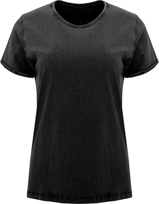 Produktbild von Roly CA6691 | Damen Shirt Husky Woman T-Shirt, 100% gekämmte Baumwolle - Farbe: Black 02 - Größe: L