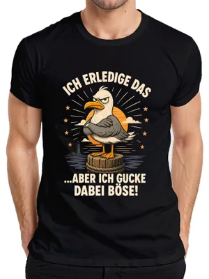 Productafbeelding van Ik regel dat, maar ik draag daarbij een T-shirt met de tekst "boos statement, sarcasme", in het zwart, maat S