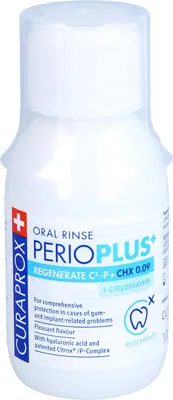 Image de Curaprox perio Plus+ Regenerate Bain de bouche Chx 0,09% 100 ml