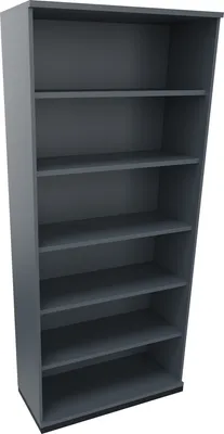 Produktbild von Regal 6OH B1000xT442xH2221mm Anthrazit-Metallic/Lavagrau