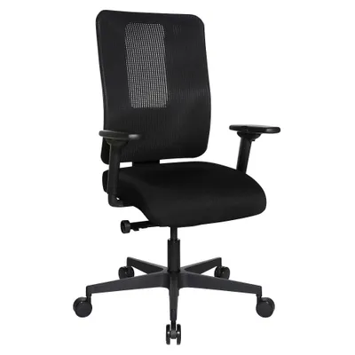 Produktbild von Topstar Bürostuhl Sitness Open X (N) Deluxe mit Schiebesitz, OX30WTW2 T200 schwarz Stoff