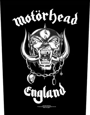 Produktbild von Motörhead England Aufnäher zum Aufnähen