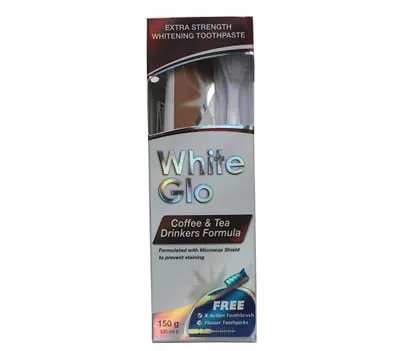 Produktbild von White Glo Coffee & Tea Drinkers Extra Strength Whitening Toothpaste 150g