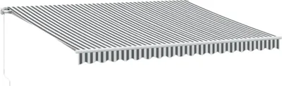 Image de vidaXL Store manuel anthracite & blanc 450x350 cm