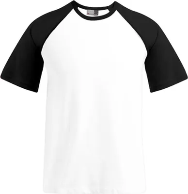 Immagine prodotto di Promodoro 1060 | Maglietta Raglan Uomo - Colore: Bianco/Nero - Taglia: XL