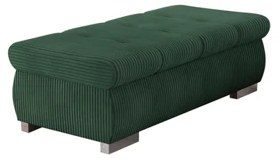 Produktbild von MIRJAN24 Polsterhocker Orkan Groß, Moderne Sitzhocker vom Hersteller, Holzkonstruktion, 120x60x39 cm (Farbe: Poso 14)