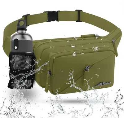 Produktbild von Wasserdichte Hüfttasche mit Flaschenhalter für Sport