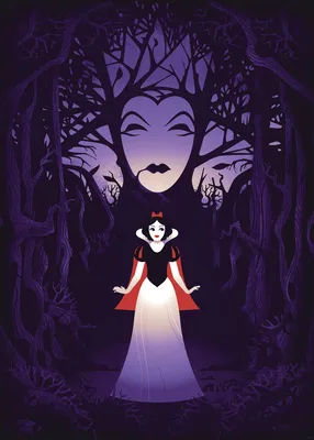Produktbild von Komar Wandbild- Disney Snow White Evil Queen - Größe 50 x 70 cm
