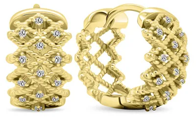 Produktbild von Original gold-plated rings with zircons EA479Y