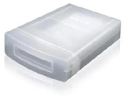 Produktbild von ICY BOX IB-AC602a, 3,5" HDD Schutzhülle, transparent, einfach verpackt, Beuteltasche, Kunststoff, Durchscheinend, 3.5", Jede Marke, 120 mm