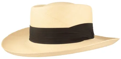 Gambler Panamahut Westernform mit Faltenband von Hut-Breiter in beige