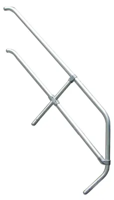 Produktbild von Euroline 511 Treppengeländer für 511 Podesttreppe 60°, 9 Stufen