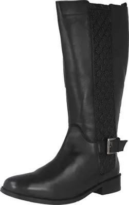Produktbild von MayBe Weitschaftstiefel in Übergrößen Schwarz 67661 Black große Damenschuhe