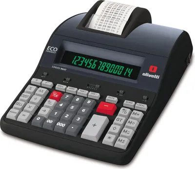 Image de Olivetti Logos 904T calculatrice Poche Calculatrice imprimante Noir