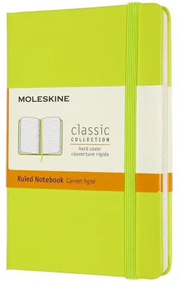 Produktbild von Moleskine Notizbuch Pocket/A6, Liniert, Fester Einband, Limetten Grün