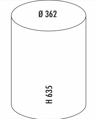Produktbild von WESCO® Tretabfallsammler Baseboy 20 Liter, graphit