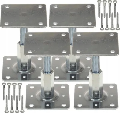 Produktbild von Stützfuß 4er Set FEINZ 110 X 110 mm x 160 mm Robust Praktisch Vielseitig Einsetzbar