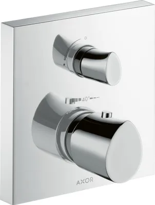Immagine prodotto di Hansgrohe Axor Starck Termostato organico ad incasso set di finitura cromo con valvola di intercettazione