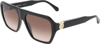Produktbild von Ferragamo SF2080SLBI Black/gradient brown 58/16/145 Herren Sonnenbrillen