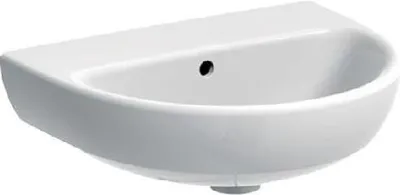 Immagine prodotto di Geberit Selnova - Lavamano 500x410 mm, senza foro per rubinetto, con troppopieno, bianco 500.294.01.7