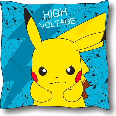 Produktbild von Pokémon: High Voltage Pikachu - Kissen 40x40cm