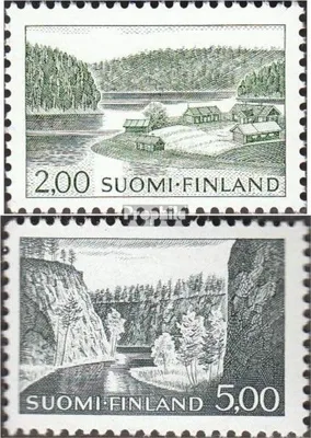 Produktbild von Briefmarken Finnland 1964 Mi 587y-588y (kompl.Ausg.) postfrisch Freimarken