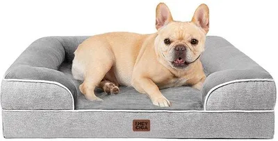 Immagine prodotto di Cuccia ortopedica per cani, 89x56x15 cm, grigia, impermeabile, antiscivolo