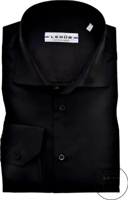 Produktbild von Ledub Hemd schwarz Modern Fit