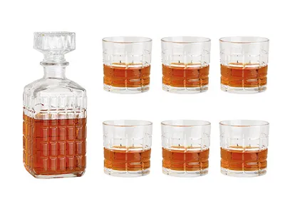 Produktbild von Set aus Whiskykaraffe und 6 Gläsern