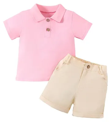 Productafbeelding van Omgoods - Polo T-Shirt en Shorts Set voor Kinderen 1-6 Jaar