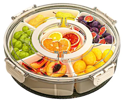 Obrázek produktu pro Omgoods - Krabička na svačinu s 6 přihrádkami a víkem