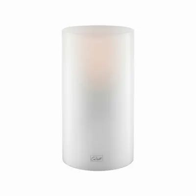 Produktbild von Qult Farluce Inside - Durchm, 12 cm |  Teelichthalter in Kerzenform | Dauerkerze | Windlicht | Kunststoffkerze in Kerzenoptik | Teelichtkerze mit Teelichteinsatz | inkl, Maxilight-Teelicht