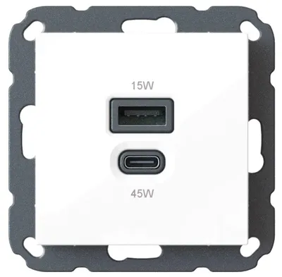 Imagen del producto de Cargador combinado USB-A/C de 45W, modelo T65.01