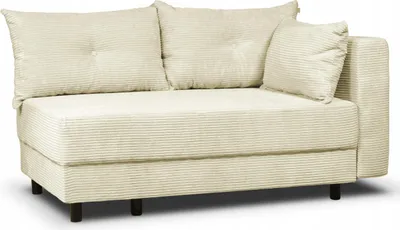 Produktbild von Schlafsofa - mit Bettkasten - Beige - 3 Sitzer Sofa - Couch mit Schlaffunktion - Stilvoll Bettsofa - Wohnzimmer Polstersofa - Rechts - ZOOMY