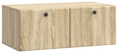 Zdjęcie produktu dla vidaXL Szafka pod telewizor do montażu na ścianie 78,5 x 41 x 30 cm, dąb Sonoma