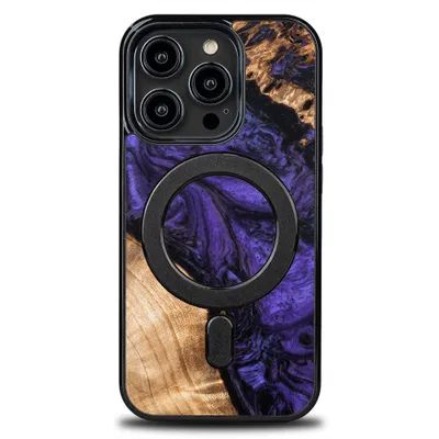 Produktbild von Bewood Unique Case für iPhone 14 Pro - Violett mit MagSafe